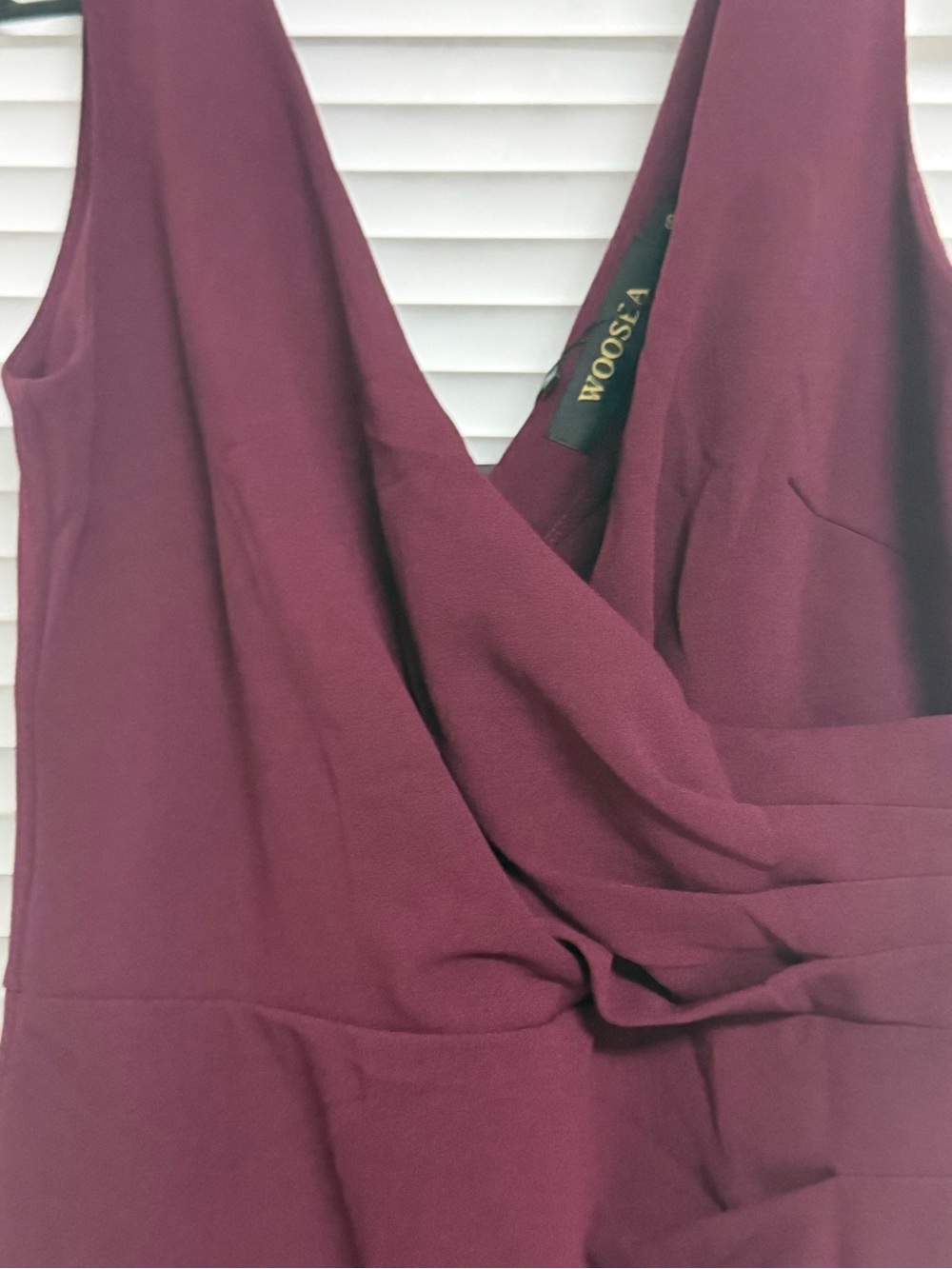 Woosea Women's Plum Sleeveless V-Neck Dress